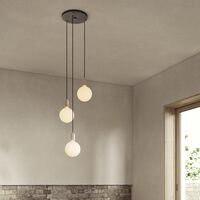 Drievoudige Hanglamp Messing