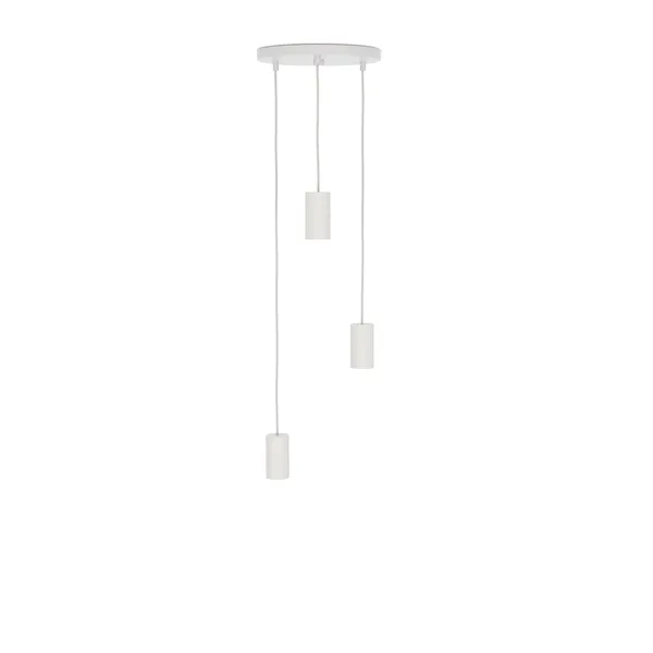 Alumina Triple Pendant Chalk