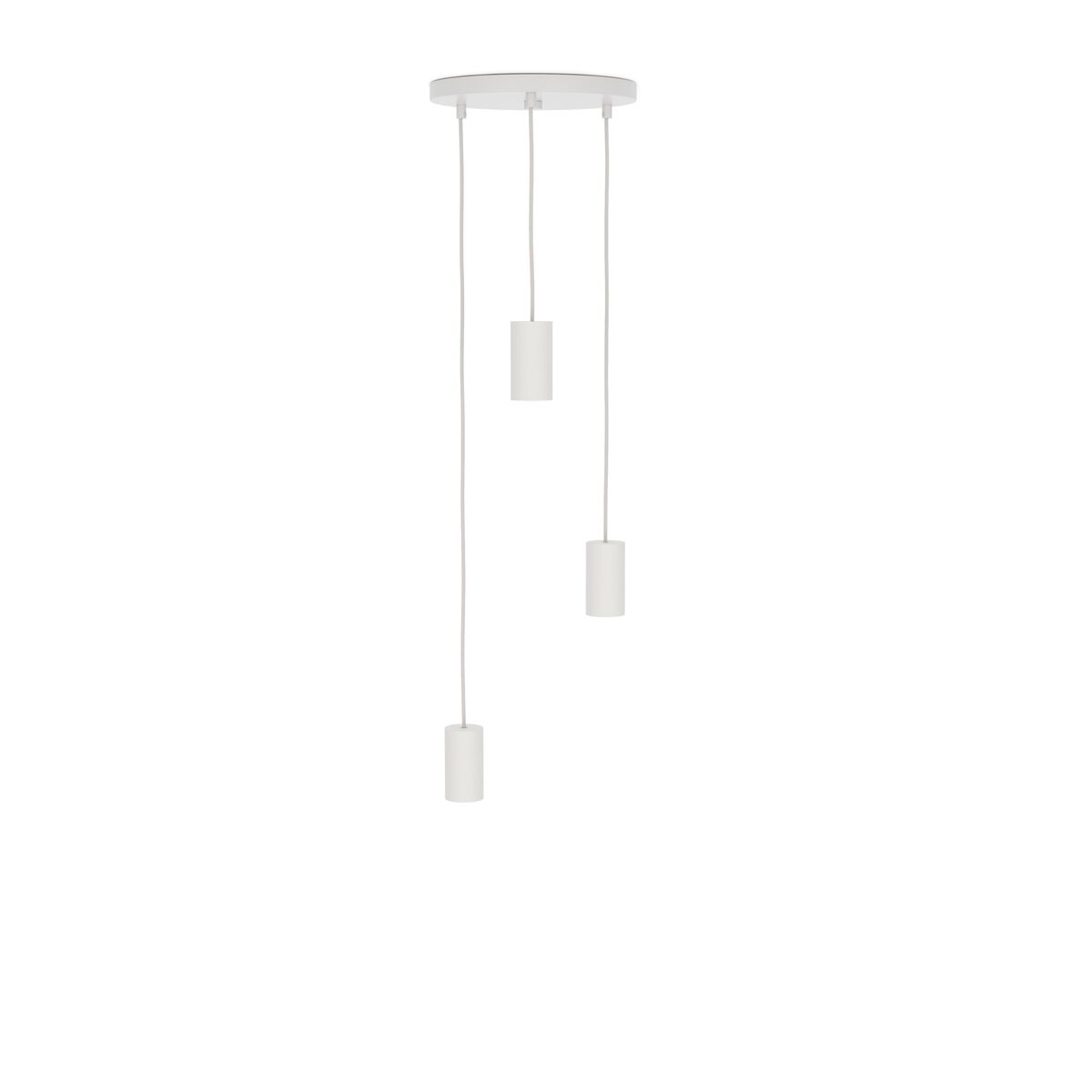 Alumina Triple Pendant Chalk