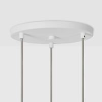 Alumina Triple Pendant Chalk