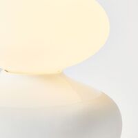 Reflection Oval Table Lamp White