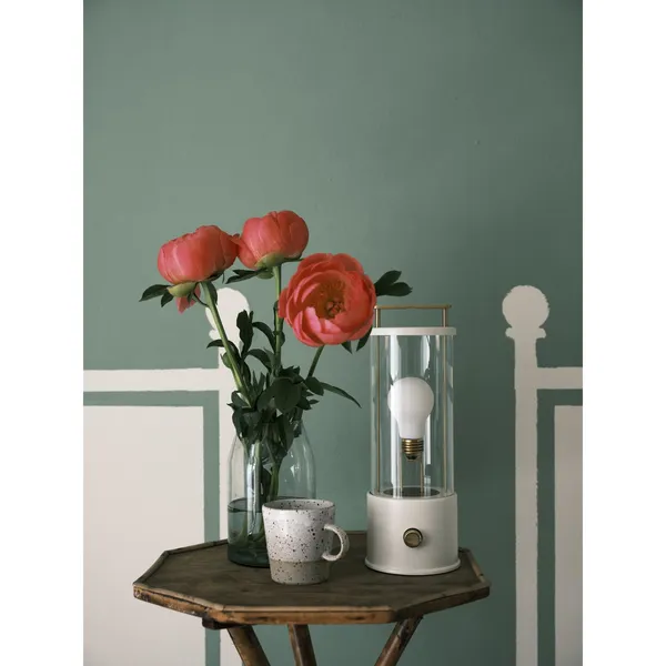 The Muse Portable Lamp Candlenut White