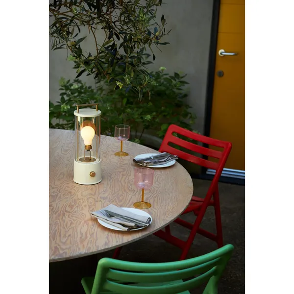 The Muse Portable Lamp Candlenut White