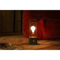 The Muse Portable Lamp Candlenut White