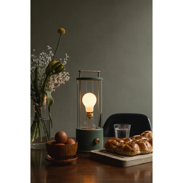 The Muse Portable Lamp Candlenut White