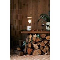 The Muse Portable Lamp Candlenut White