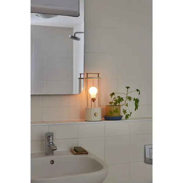 The Muse Portable Lamp Candlenut White