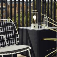 The Muse Portable Lamp Candlenut White