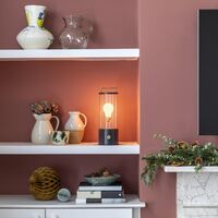 The Muse Portable Lamp Hackles Black