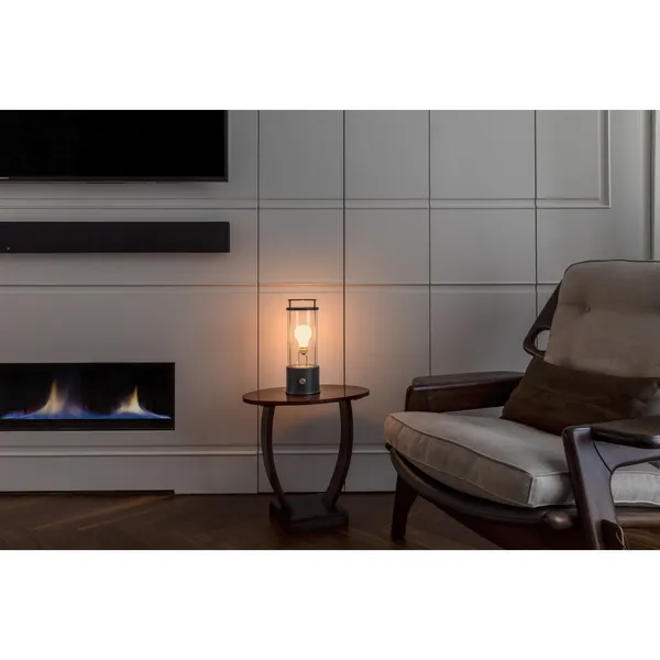 The Muse Portable Lamp Hackles Black