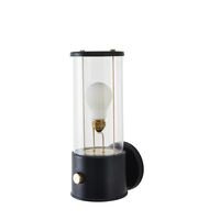 The Muse Wall Lamp Hackles Black