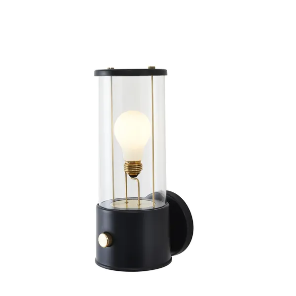 The Muse Wall Lamp Hackles Black
