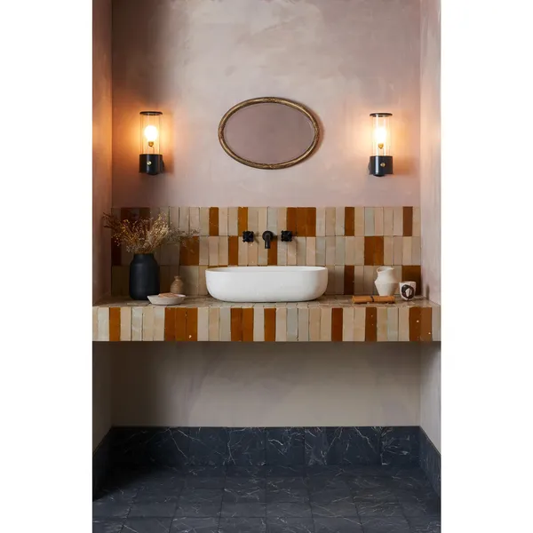 The Muse Wall Lamp Hackles Black