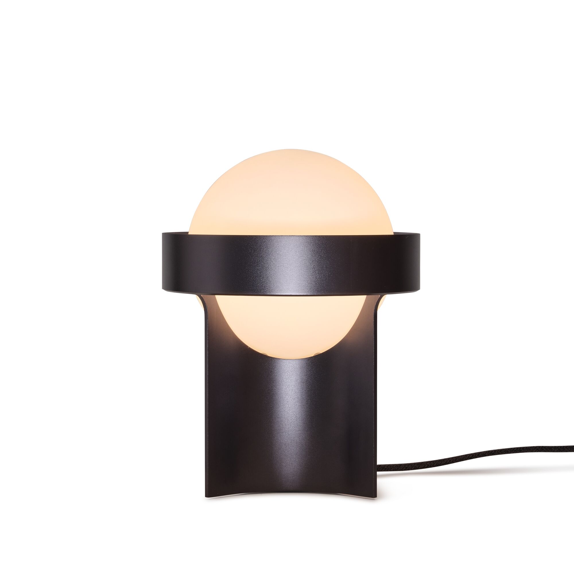 Loop Bordslampa Stor M&ouml;rkgr&aring; med Sf&auml;r IV