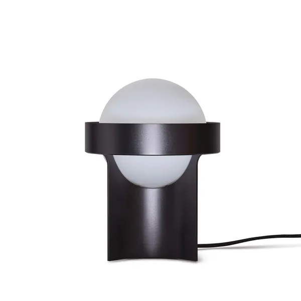 Loop Table Lamp Large Dark Gray with Sphere IV