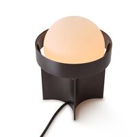 Loop Tischlampe Groß Dunkelgrau mit Kugel IV