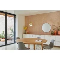 Loop Single Pendel Stor Guld med Sphere IV