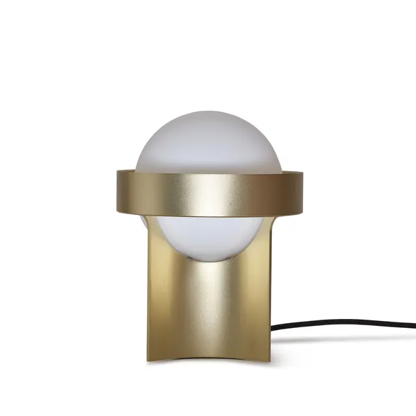 Loop Duża Lampa Stołowa Złota z Kulą IV