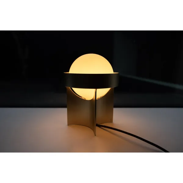 Loop Duża Lampa Stołowa Złota z Kulą IV