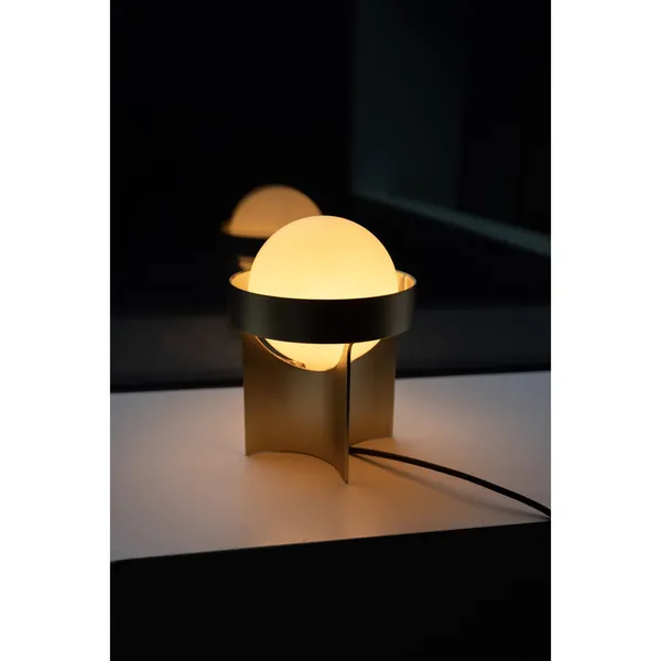 Loop Duża Lampa Stołowa Złota z Kulą IV