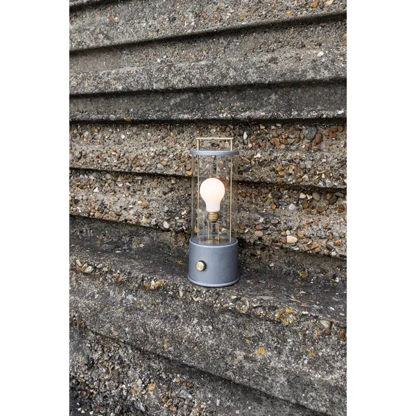 The Muse Portable Lamp Raw Aluminum