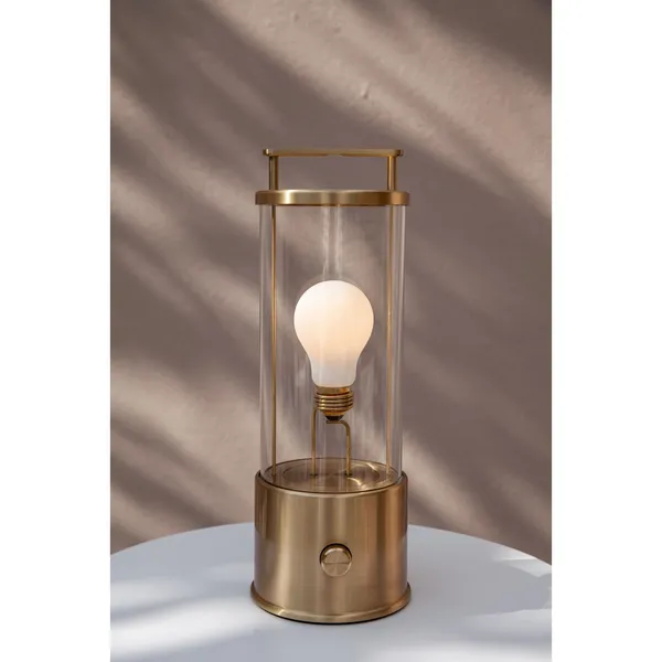 The Muse Portable Lamp Solid Brass