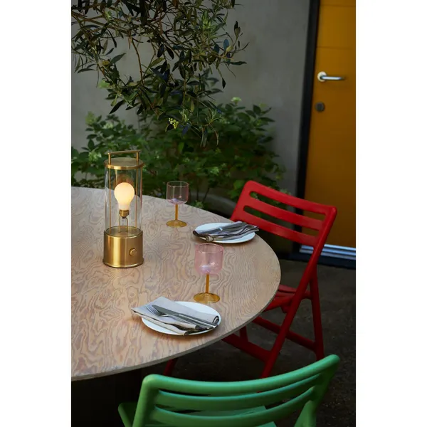 The Muse Portable Lamp Solid Brass