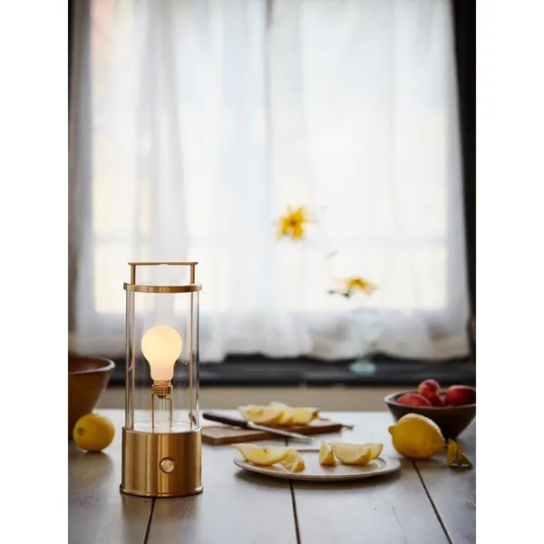 The Muse Portable Lamp Solid Brass