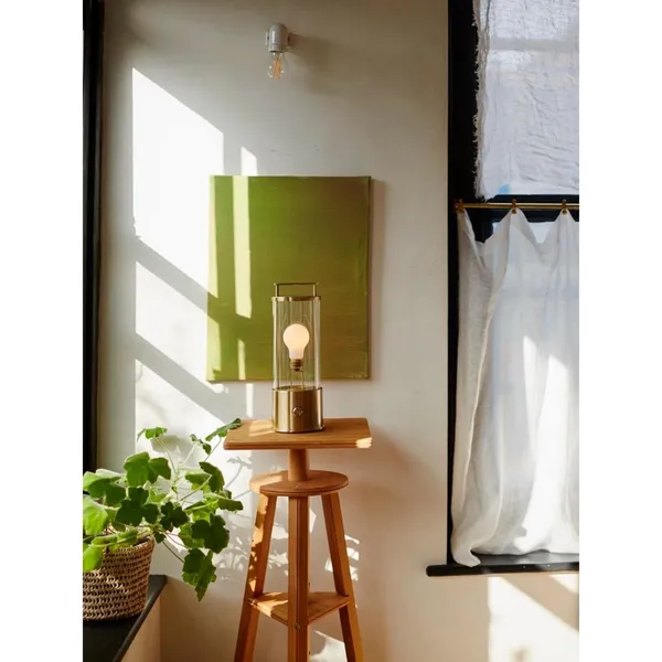 The Muse Portable Lamp Solid Brass