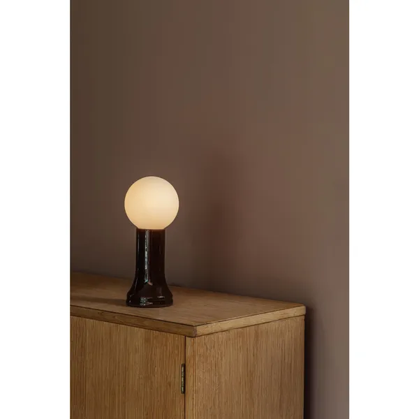 Shore Table Lamp Bottle Brown
