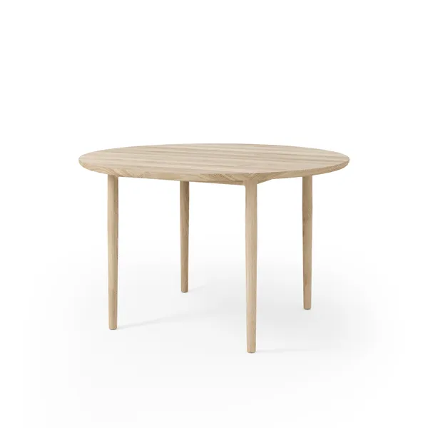 Heritage Eettafel Ø120 Eiken Wit Geolied