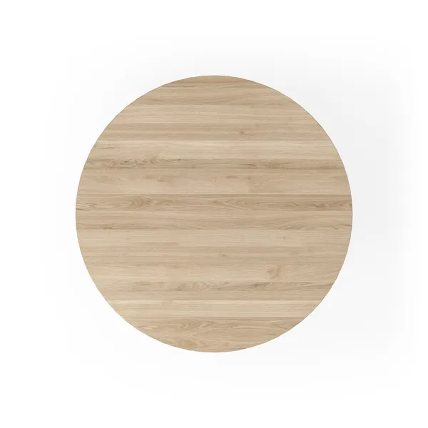 Heritage Eettafel Ø120 Eiken Wit Geolied