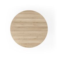 Heritage Eettafel Ø120 Eiken Wit Geolied
