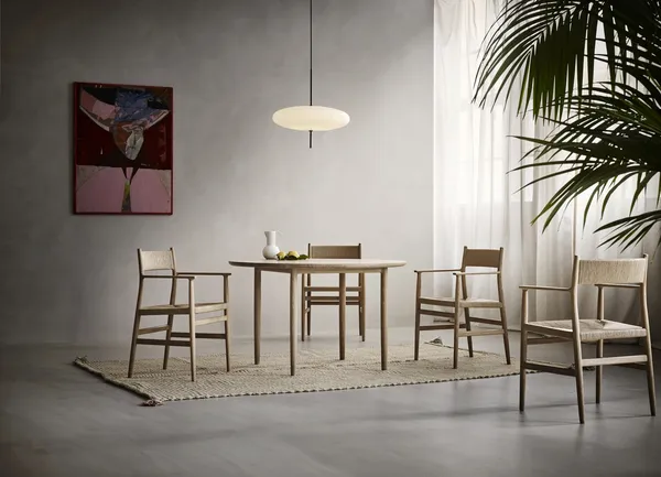 Heritage Eettafel Ø120 Eiken Wit Geolied