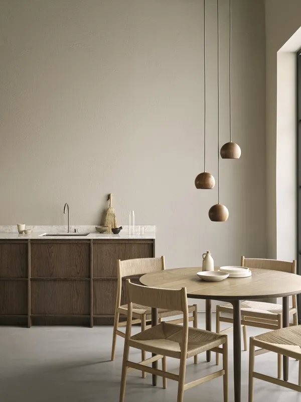 Heritage Eettafel Ø120 Eiken Wit Geolied
