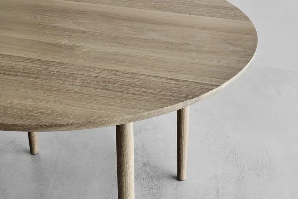 Heritage Eettafel Ø120 Eiken Wit Geolied