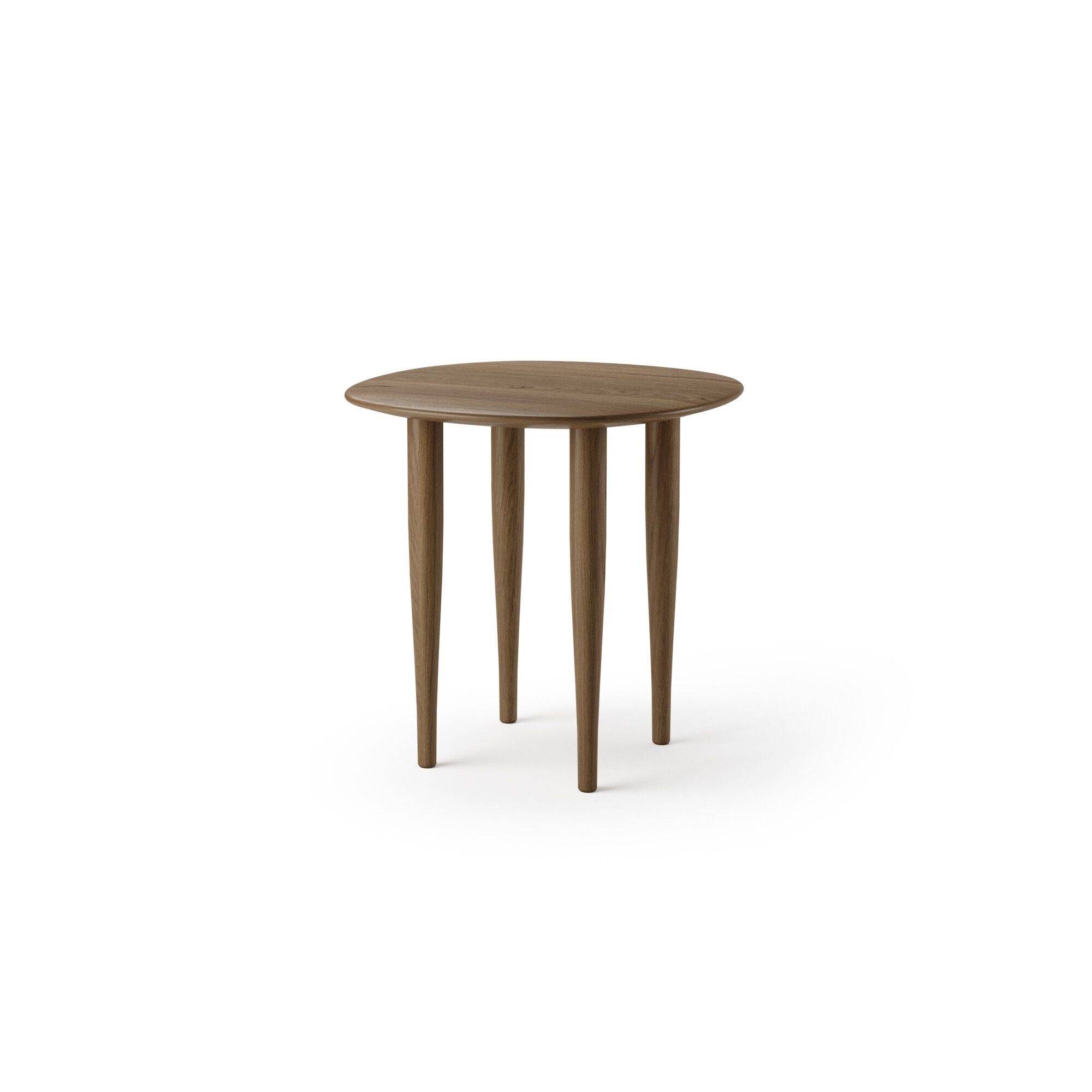 Brødre. Krüger Jari Sidebord 45×45 cm Røkt Eik