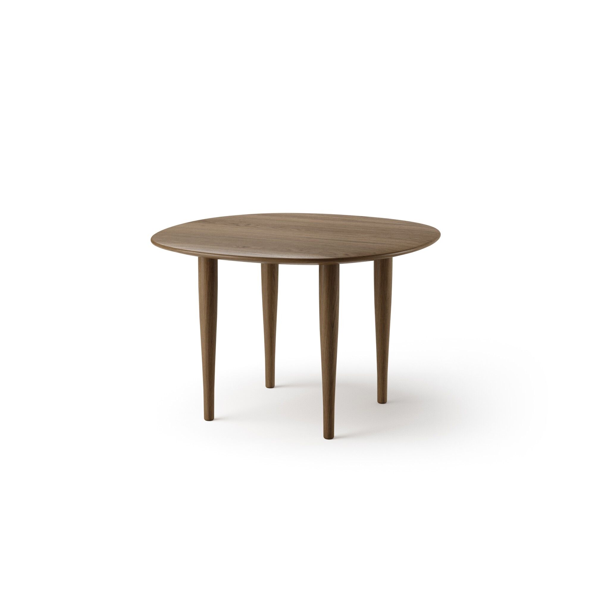 Brødre. Krüger Jari Sidebord 60×60 cm Røkt Eik