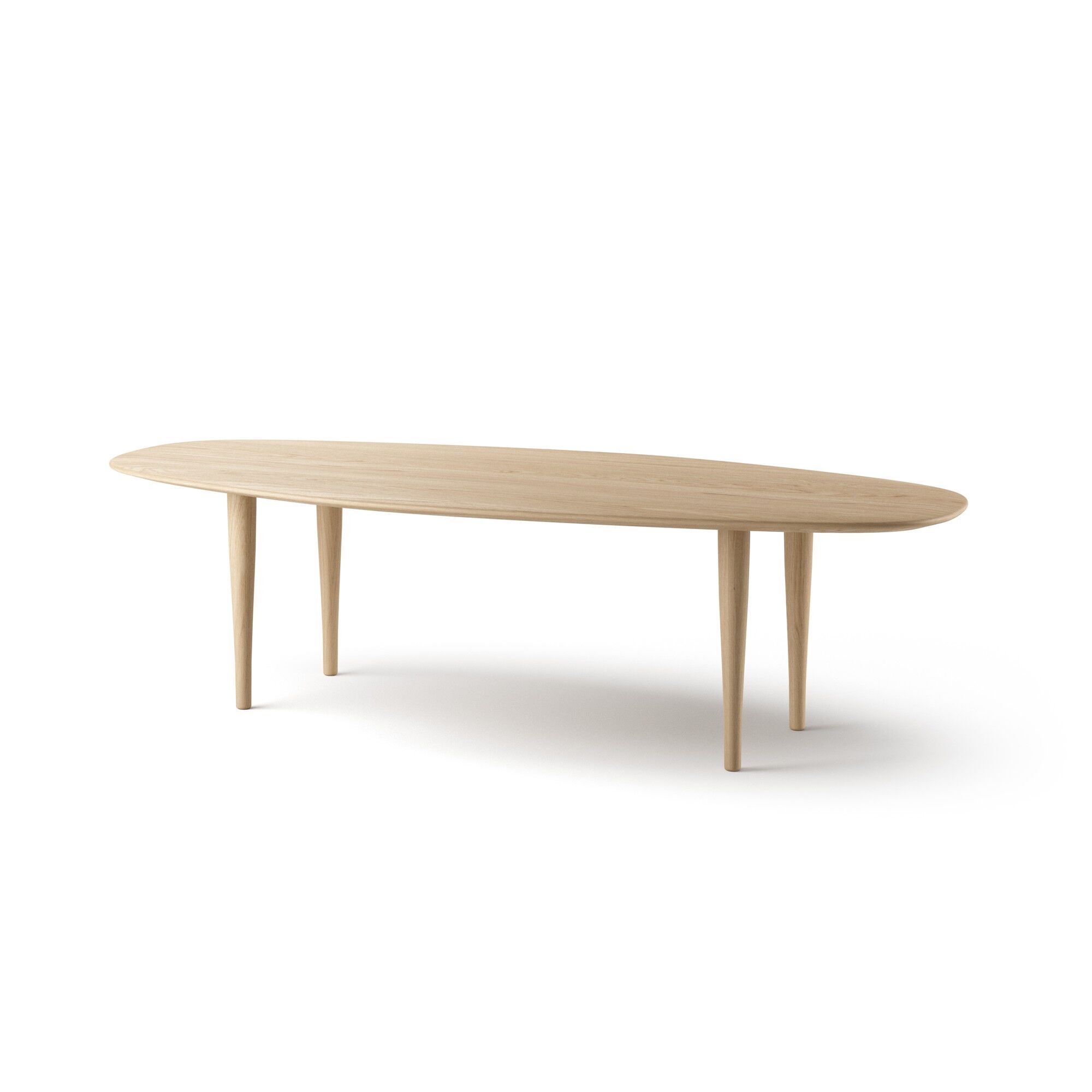 Jari Sofabord Ellipse 130x58 cm Egetr