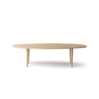 Jari Sofabord Ellipse 130x58 cm Egetræ