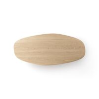 Jari Sofabord Ellipse 130x58 cm Egetræ