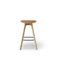 Pauline Barstool H65 Oak/Brandy Leather