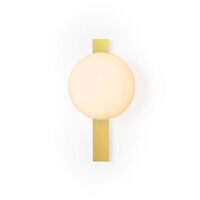 Circ Wandlampe mit vergoldeter Platte