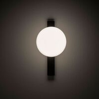 Circ Wandlampe mit vergoldeter Platte