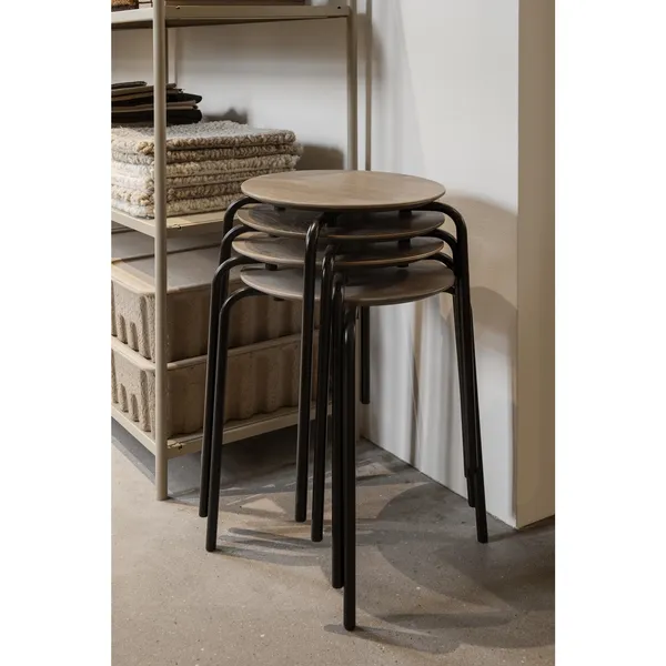 Herman Stool White Oiled Oak