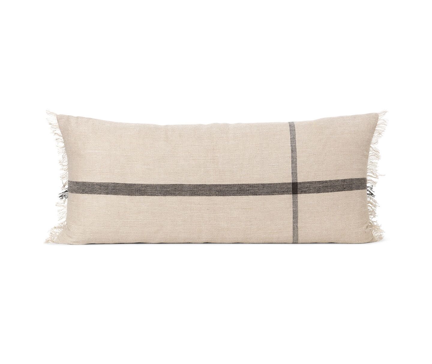 Calm Oreiller 88x38 Camel/Noir