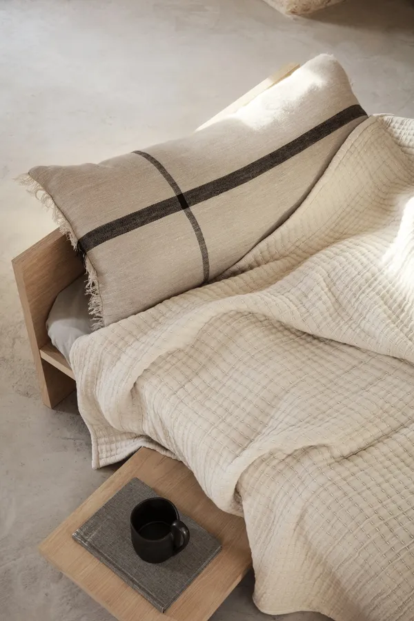 Calm Pude 88x38 Camel/Sort