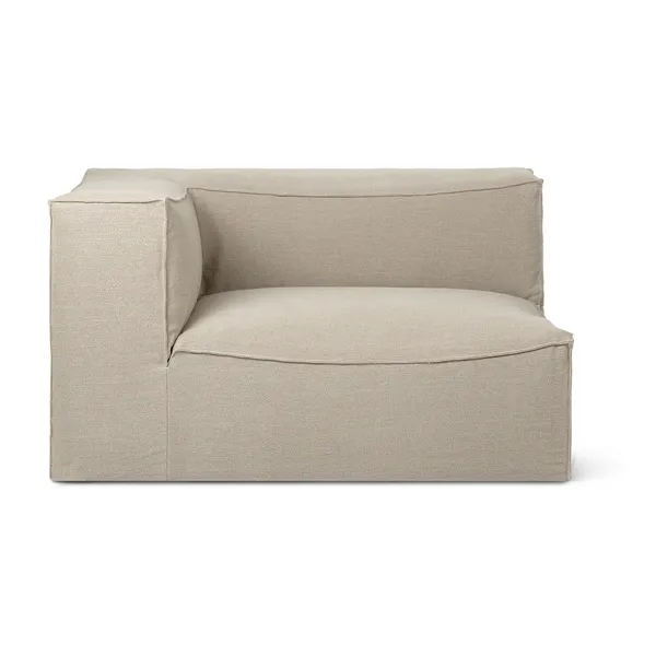 Catena Sofa Armrest L L400 Rich Linen Natural