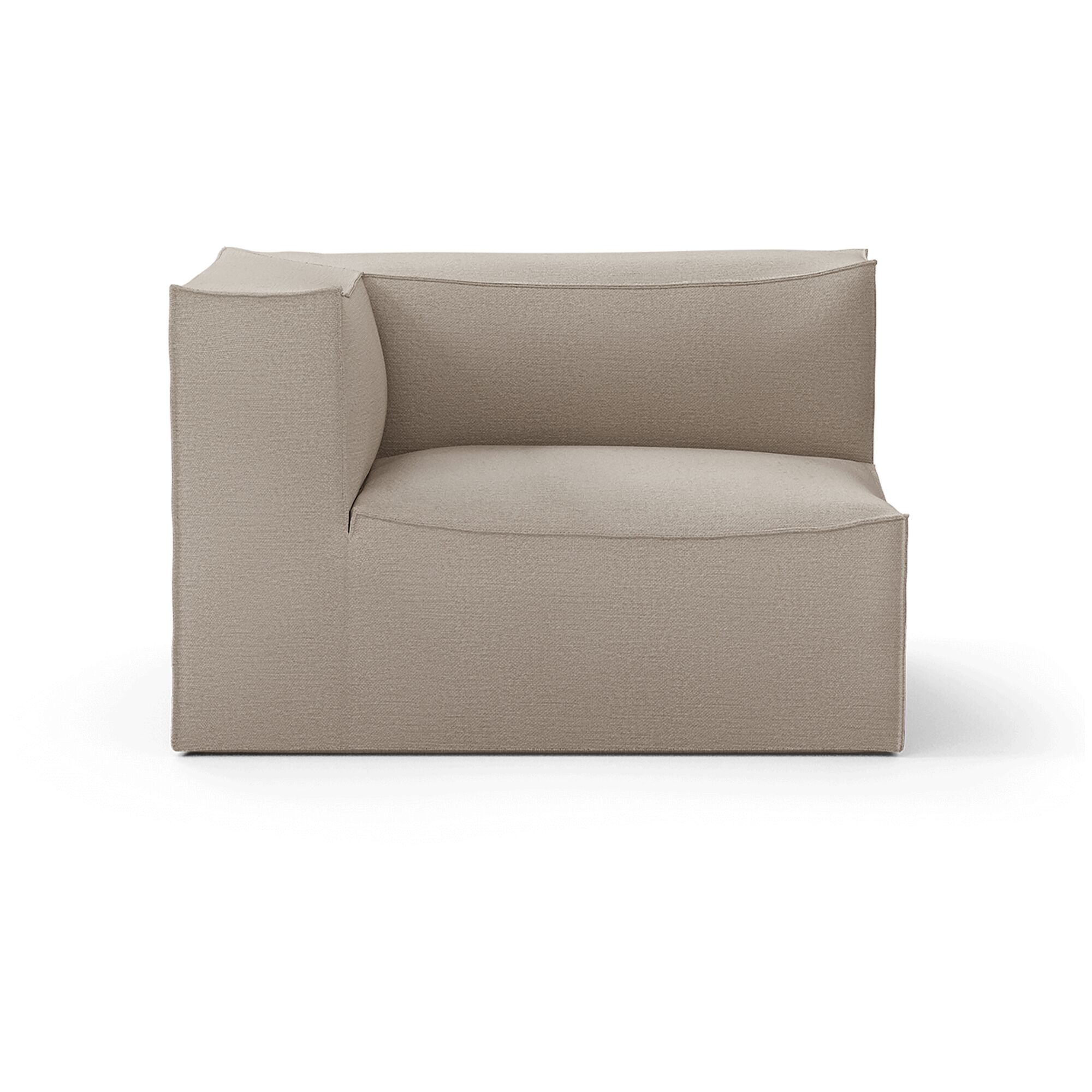 Catena Sofa Armrest L S400 Cotton Linen Natural