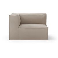 Catena Sofa Armrest L S400 Cotton Linen Natural